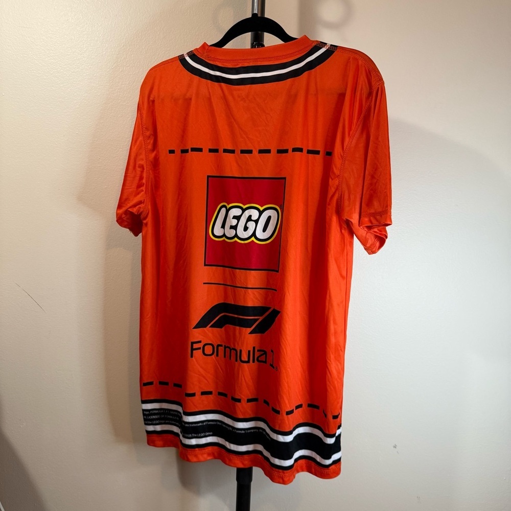 Lego Formula 1 Orange Graphic Short Sleeve Tee - Picture 4 of 5